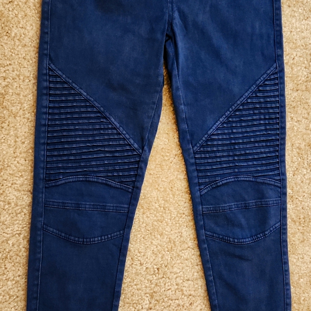 Beulah Style jeggings dark blue